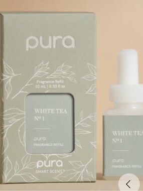TWO New Pura White Tea No.1 Fragrance Refill